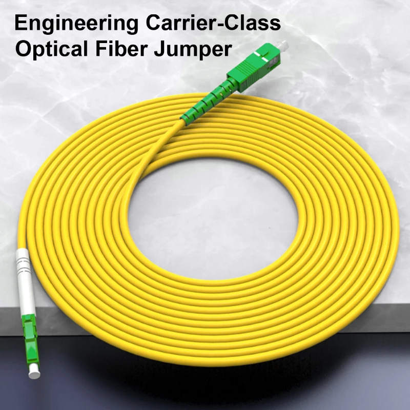 ONTi-Cable de conexión de fibra óptica SC/APC-LC/APC, 0,5-100m, 2,0mm, OS2 monomodo, SM, puente de fibra óptica simple FTTH