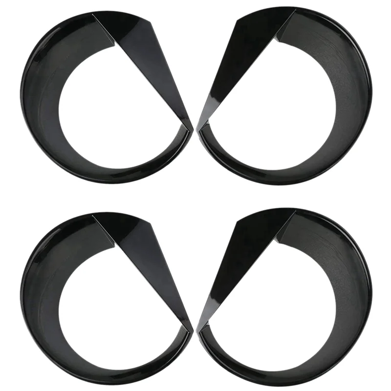 

Hot Selling-4X Angry Eyes Front Headlight Bezels Trim Cover For Jeep Renegade 2015 2016 2017 2018 (Black),4X Angry Eyes Front He