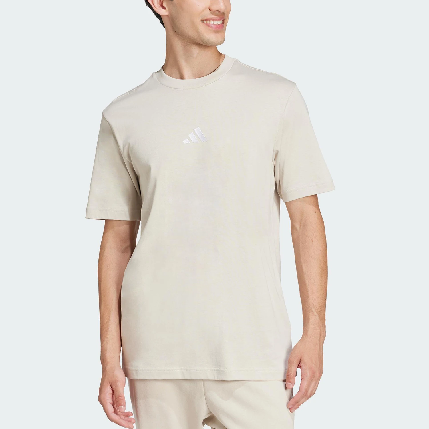 

Adidas genuine 2025 Summer Men's Knitted Loose Sports T-Shirt JD1779