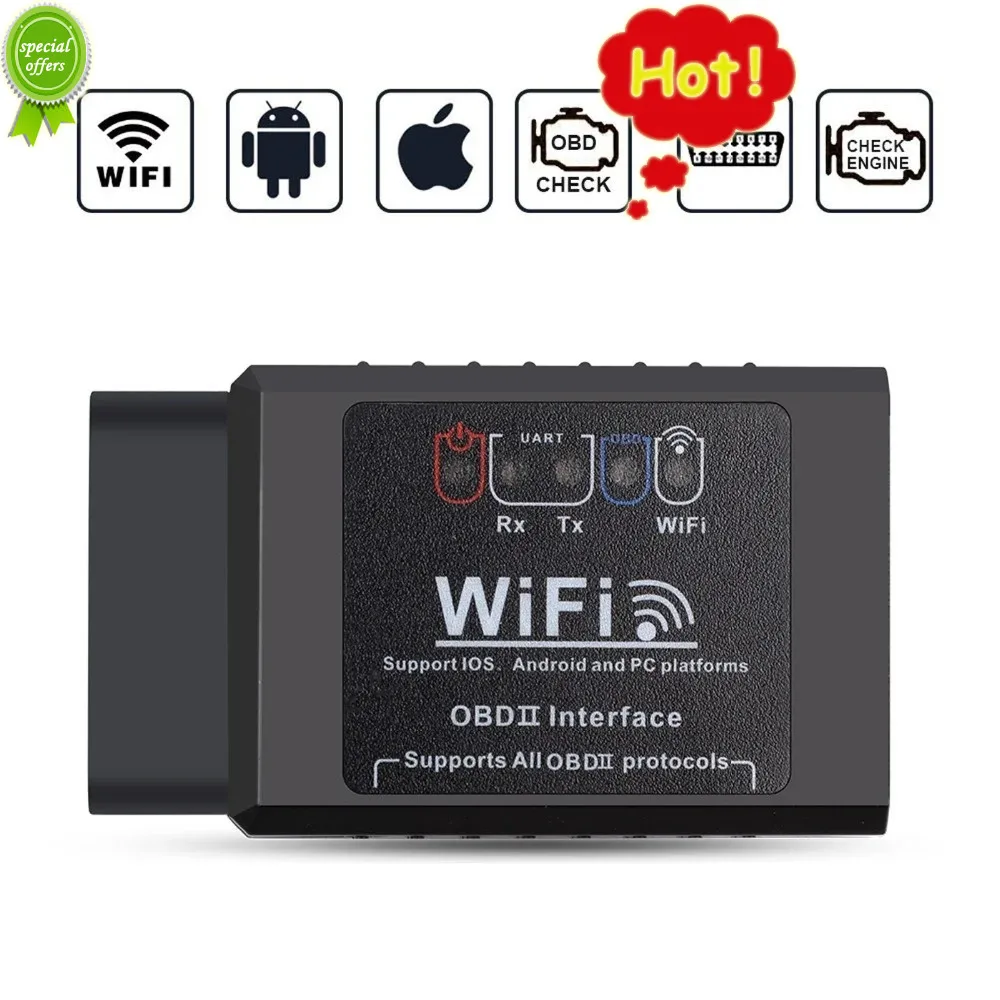 

ELM327 V1.5 Car Scanner Tool OBD2 Scanner Bluetooth Diagnostic Scan Tool Auto Accessories OBD2 Wifi Adapter Code Readers Android