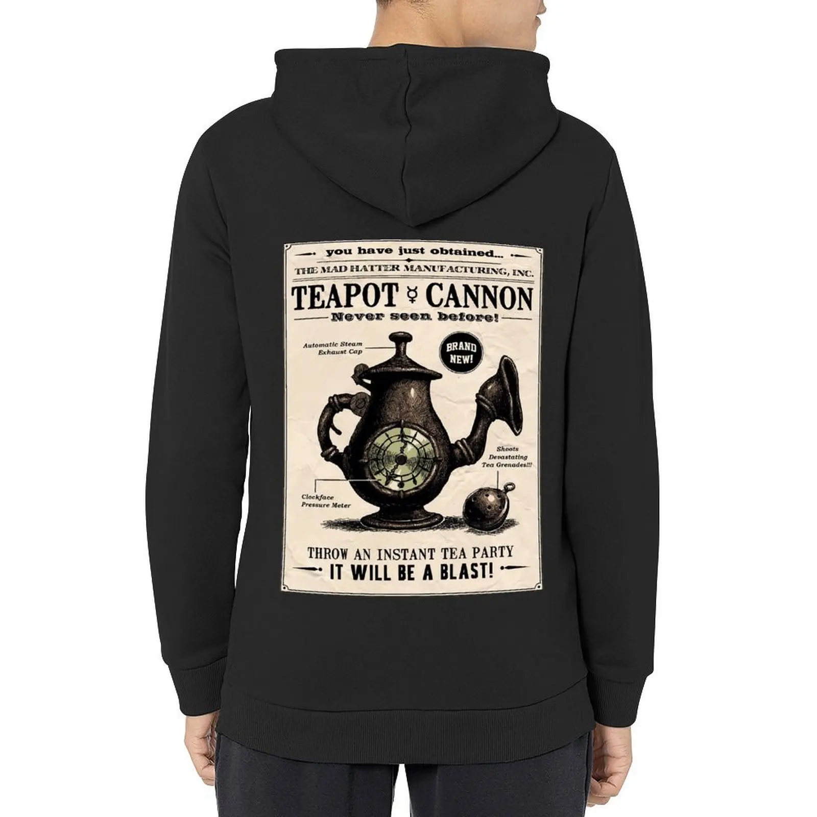 

Teapot Cannon (Alice Madness Returns) Hoodie autumn new products mens clothes men's sweat-shirt set autumn jacket men hoodie man