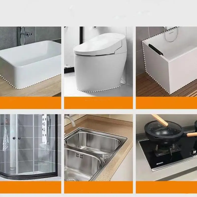 60/150ML Plastic Steel Mud Waterproof Super Strong Glue Kitchen Bathroom Mildew Proof Glue Leak Plugging Caulking Sealant Home