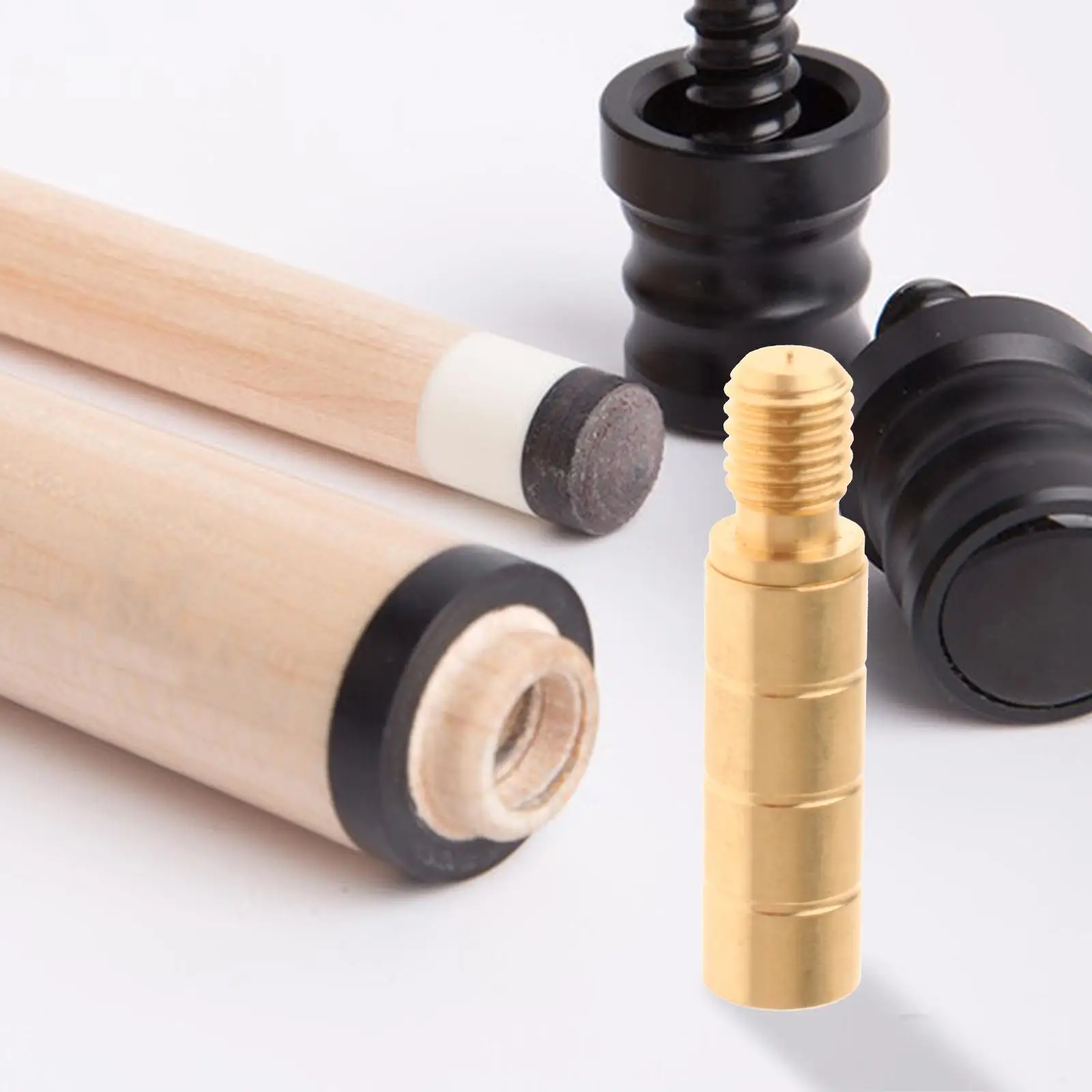 

Pool Cue Joint Pin Screw Professional Copper Connector for Cue Stick Repair in Billiards Games