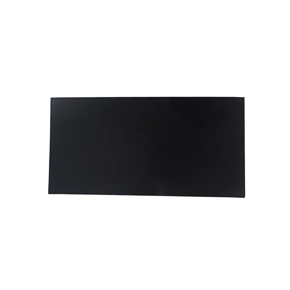 1pcs Black Guitar Pickguard Blank Plate Premium Plastic Scratch Resistant Heatproof Adhesive Backing Diy Protection For Acoustic