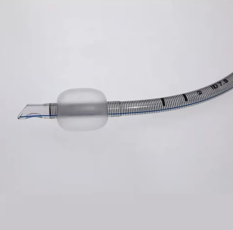 Disposable PVC Reinforced Endotracheal Tube with Cuff  Sterile Tracheal Intubation