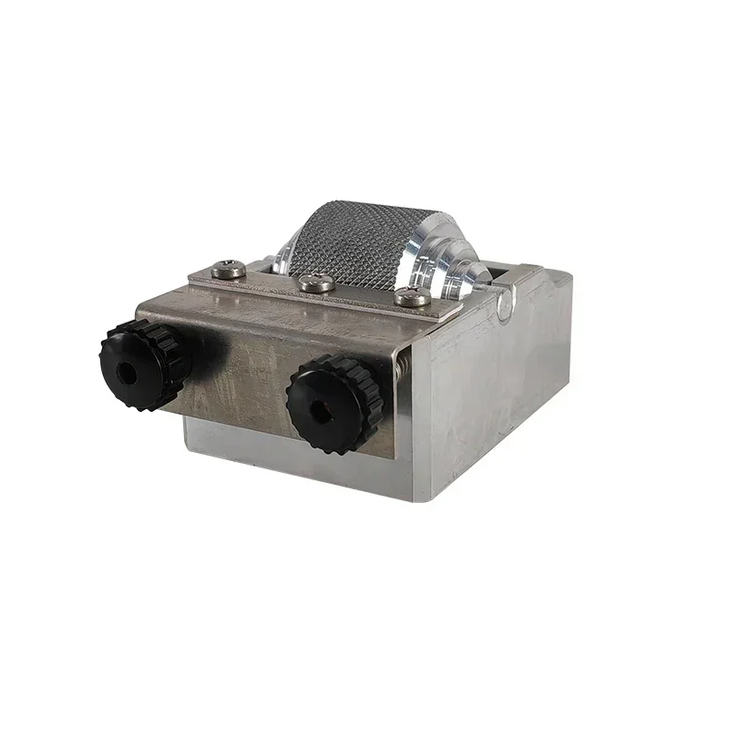 Stainless Steel Compact Replaceable Rollers Leather Edge Painting Tool for Leather