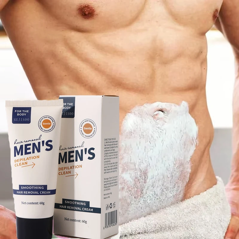 Underarm Men's Hair Removal Cream Nourishing Painless Non Irritating Growth Inhibitor Smooth Portable Body Hair Removal Lotion