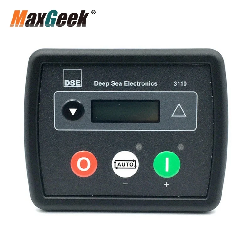 Maxgeek Original DSE3110 MPU Generator Control Module Manual/Self Start Module with LCD Screen for Diesel Generator Set Controls