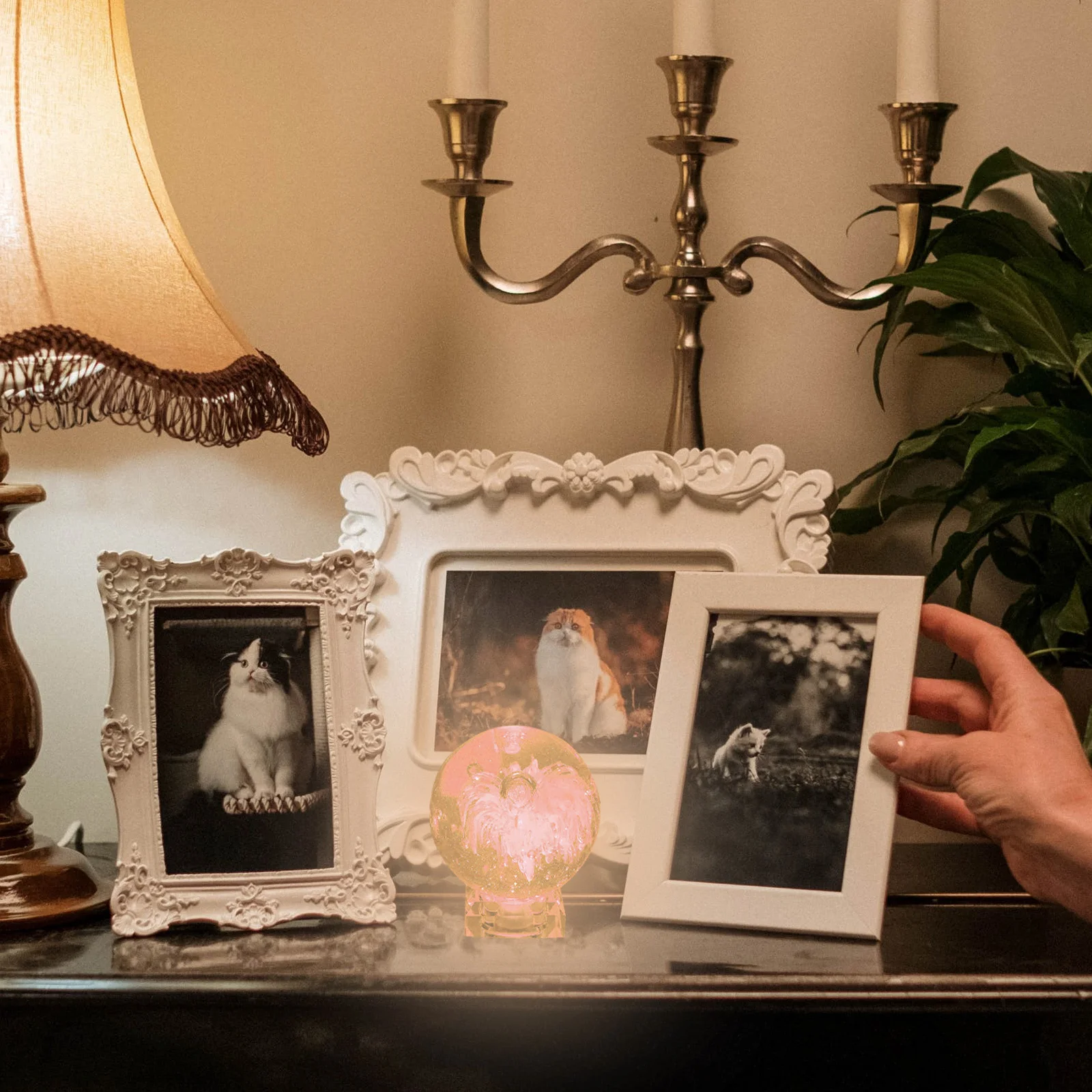 

1 set 1 Set Rgb Led Crystal Display Base Usb Powered Touch Control Night Light For 3D Sculpture Glass Jewelry Decor Lamp Holder