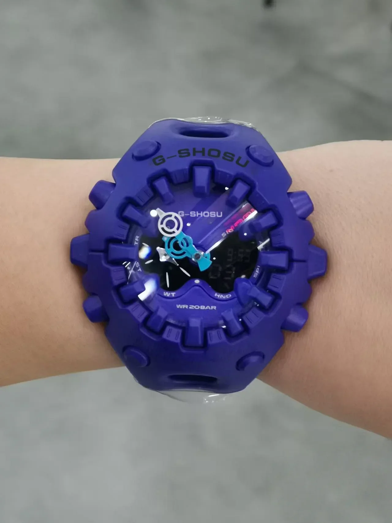 

Цифровые спортивные часы унисекс, специальное издание, полнофункциональный светодиодный двойной дисплей, большой циферблат мирового времени