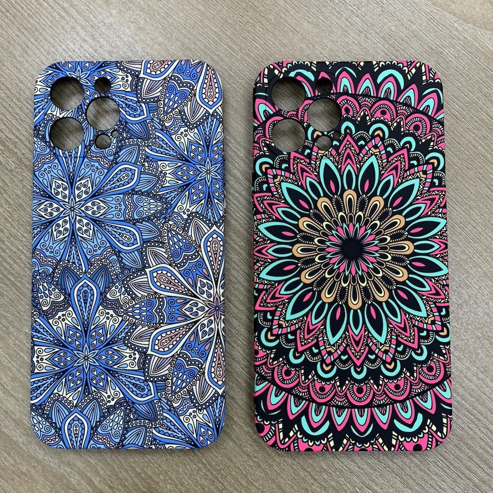 

Роскошная матовая задняя крышка из ТПУ с ночными огнями для iPhone 16 Pro Max 14 Pro iP15 iP12 ip13Pro, светящийся мягкий чехол