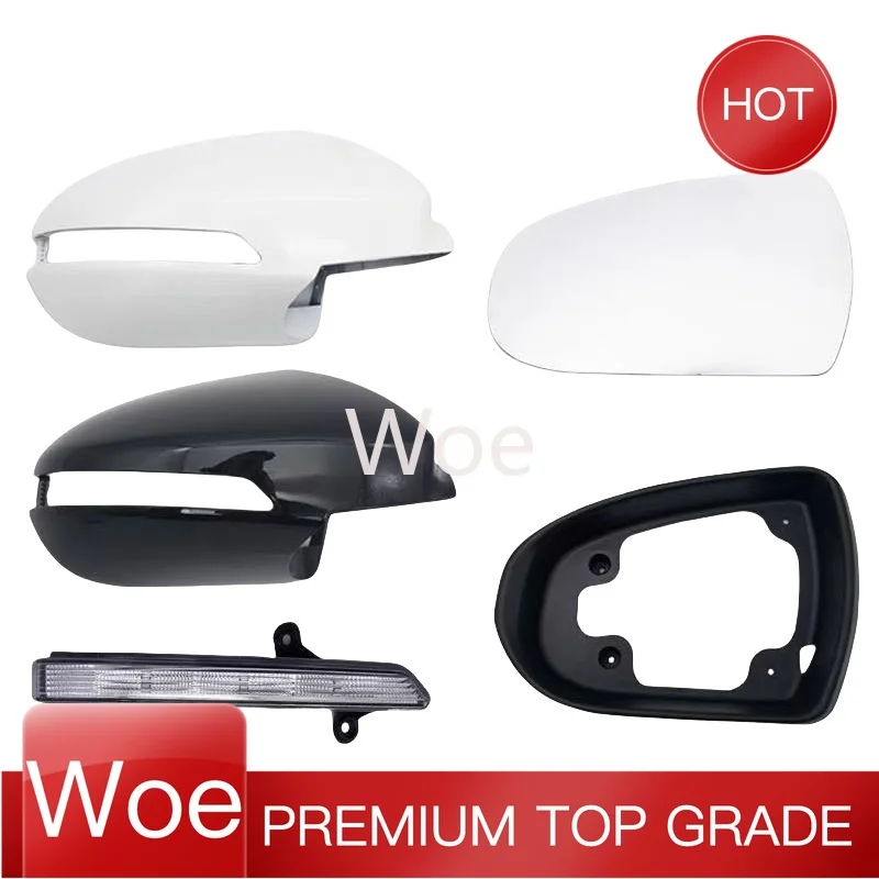Woe For DFSK Glory FENGON 580 Auto Left & Right Rear Heated Mirror Glass Cover Frame Turn Signal Light Lamp