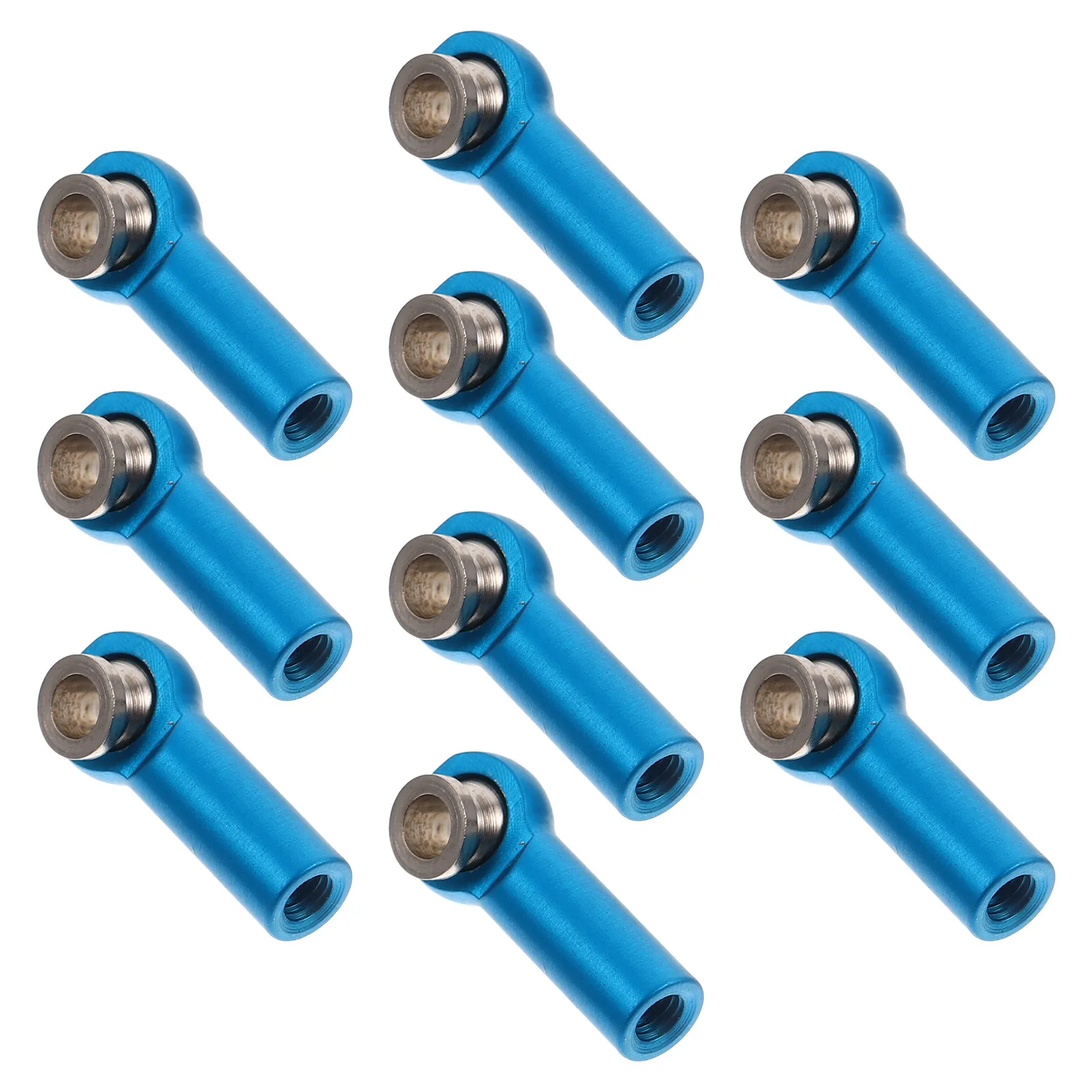 

10Pcs Aluminum Alloy Rod Ball Joint Link Tie Rod End for Telecar Machinery Strong Load Bearing Impact Resistant Precision Ball