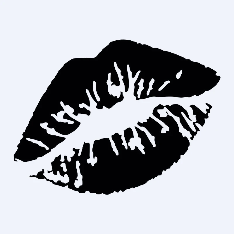 

10X7.5CM Car Sticker Kiss Lips Car Motorcycle Decoration Reflection Waterproof Shape Custom Sticker Accessories PVC KK
