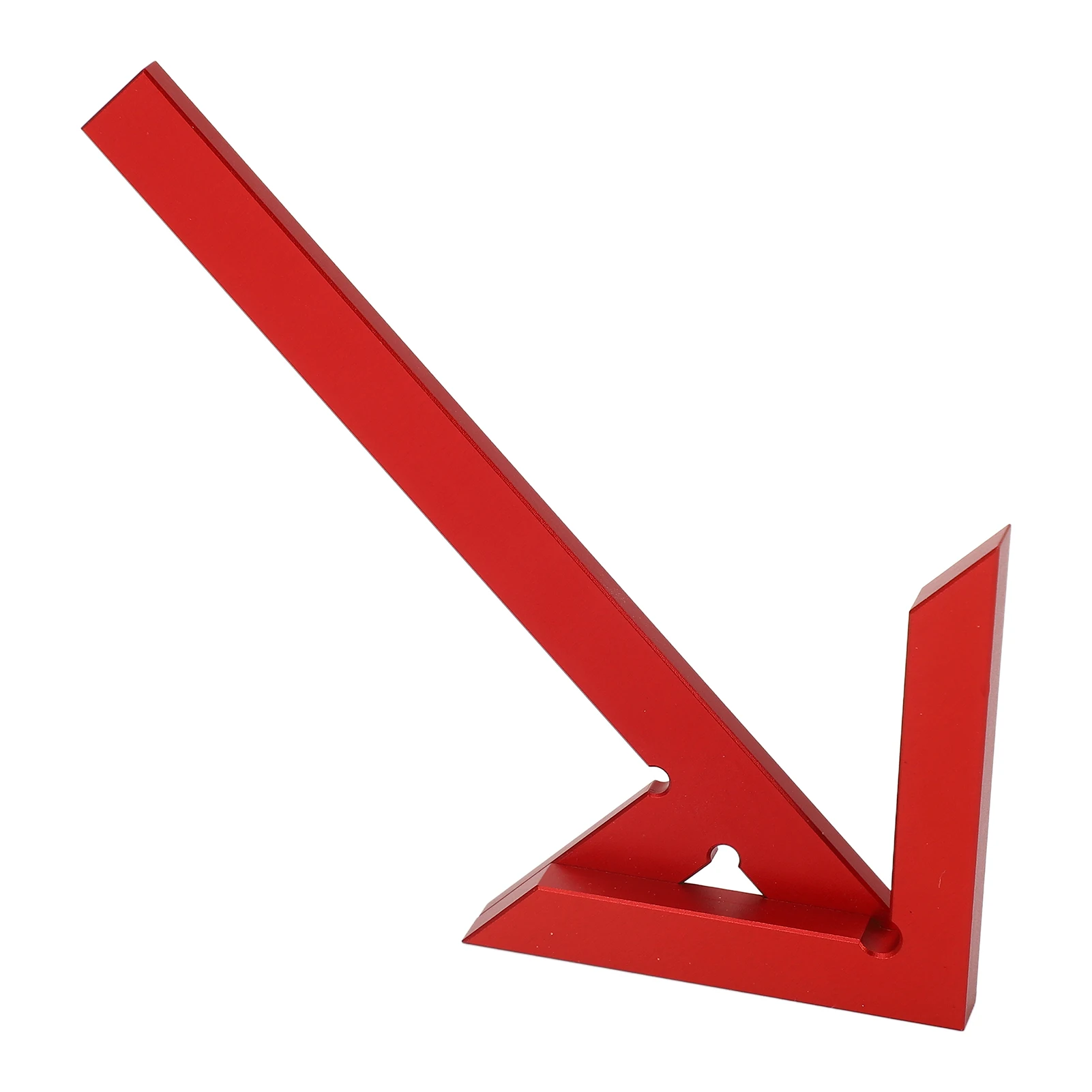 เกจวัดศูนย์กลาง 105 มม. 45 °   90 °   ไม้บรรทัดอลูมิเนียมอัลลอยด์สำหรับงานไม้ เครื่องมือวัดและเขียนเส้น ใช้สำหรับหาจุดศูนย์กลาง