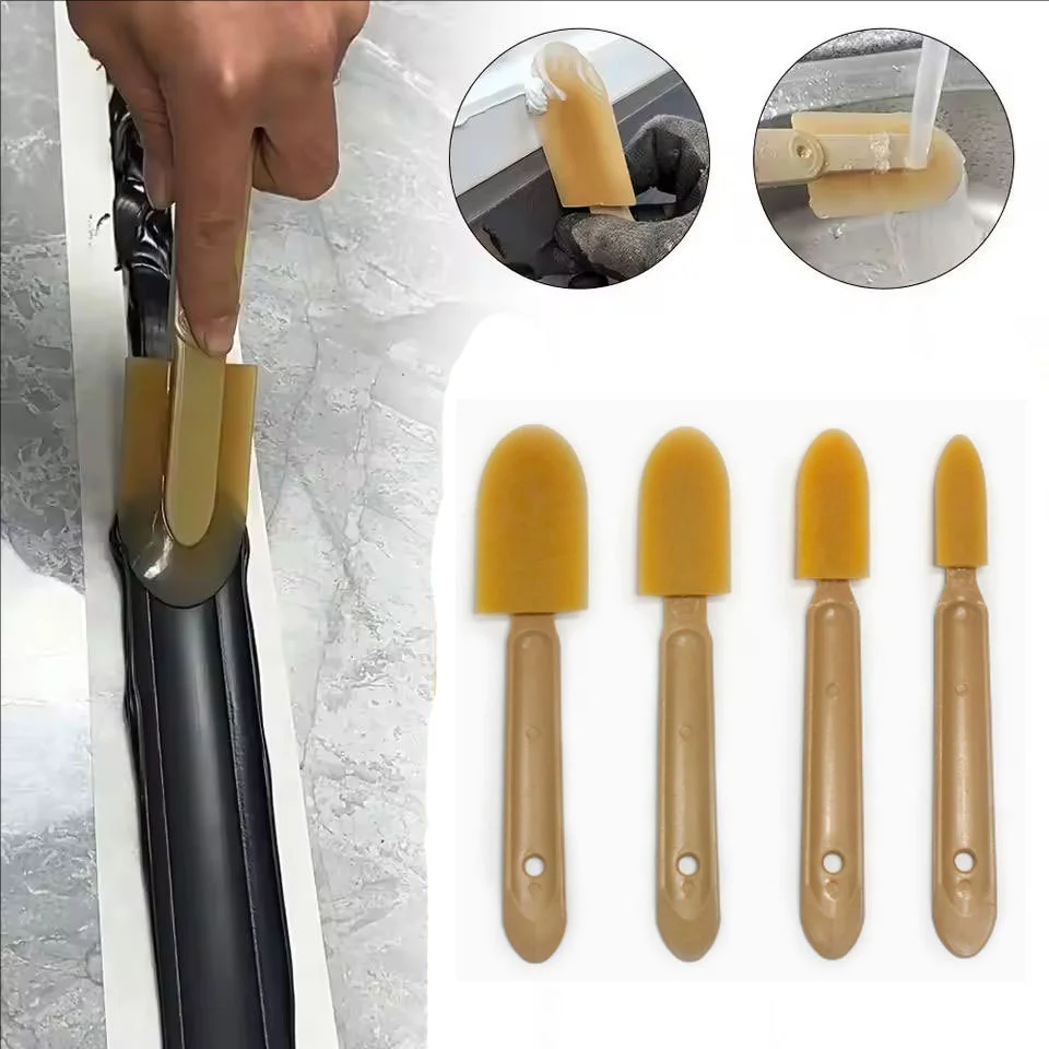 

Набор из 8 силиконовых шпателей для герметизации, удлиненные, для использования в доме, ванной, на кухне, для герметизации окон