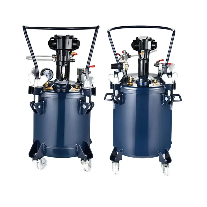 Automatic Painting Pneumatic Pressure Cooker Tanks with Aerodynamic Hybrid Agitator