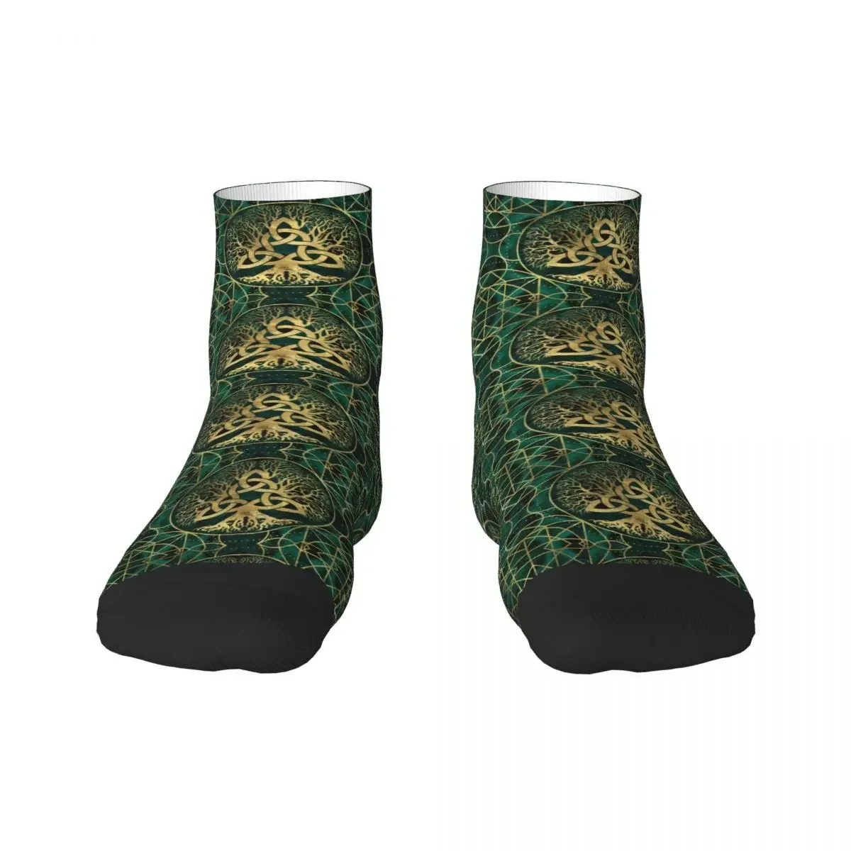 Tree Of Life With Triquetra Dress Socks for Men Women Warm Fashion Vikings Crew Socks