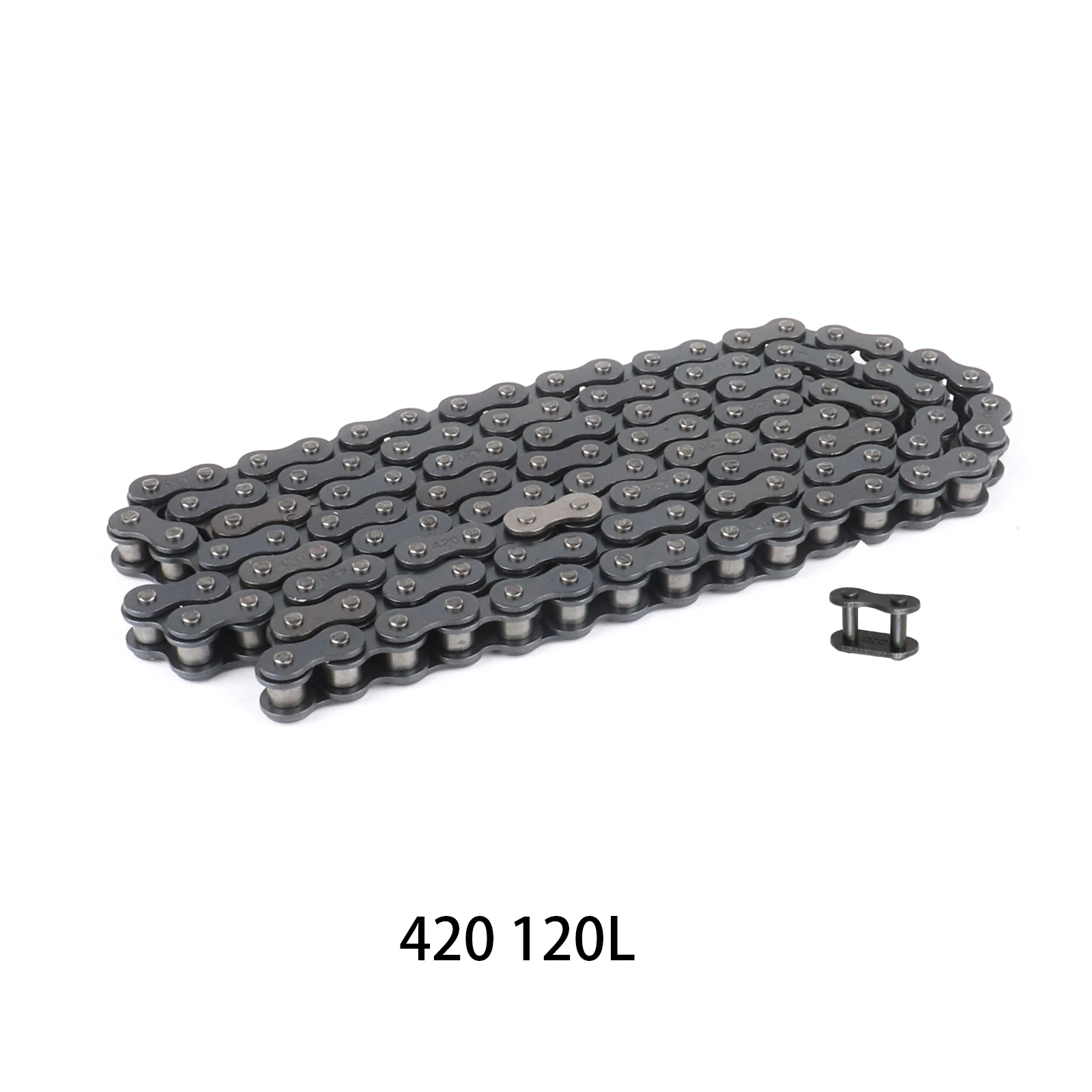 420 Chain 120 Links Replacement for ATV 110CC-250CC Off-road Motorcycle Modification Universal Thick Chain 420 Reinforced Chain