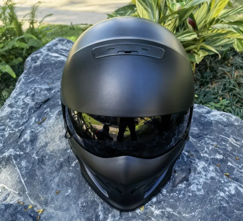 Retro Predator Helmet Full Face Multi-purpose Combination Helmet Motorcycle Locomotive Personality DOT Certified Helmet Capacete