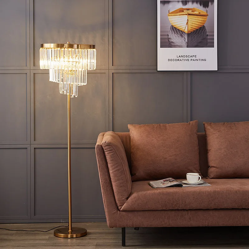 Modern Simple Style Clothing Store Living Room Bedroom Balcony Metal Floor Lamp