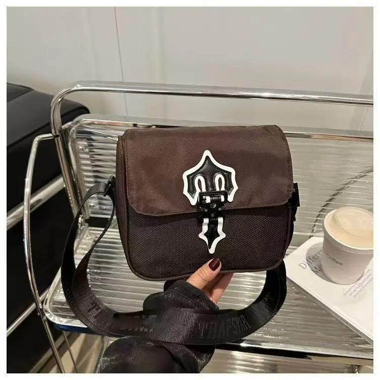 Sac bandoulière pour homme et femme, petit, décontracté, pour les trajets quotidiens, sac messager, sac à bandoulière, tendance, style américain