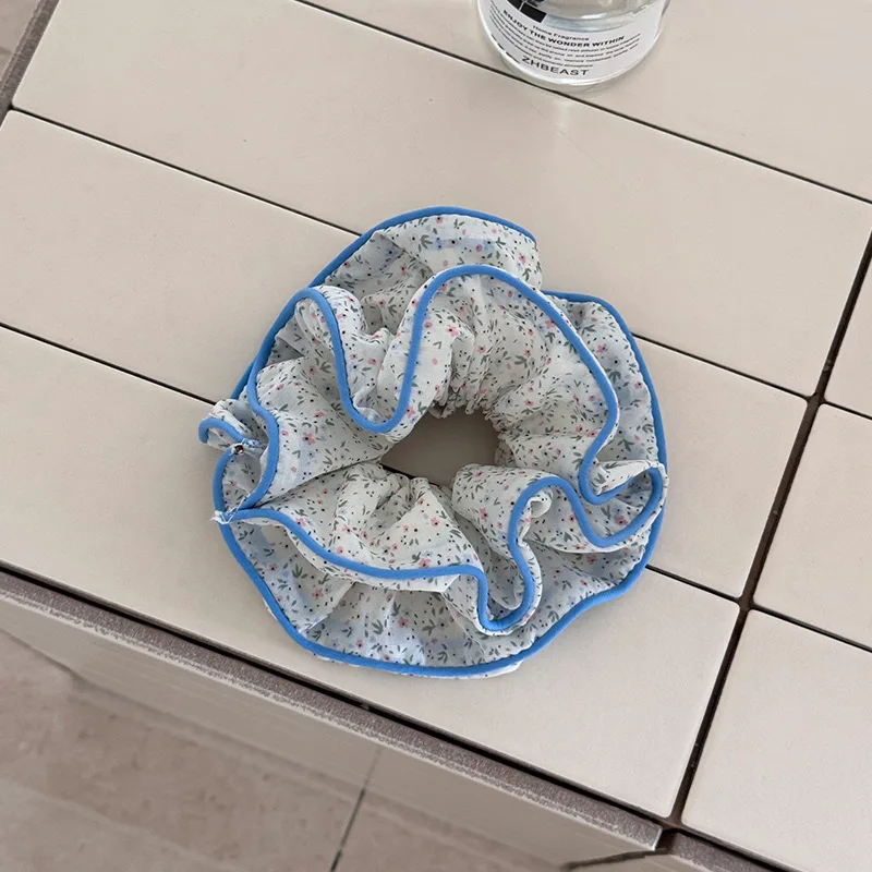 

Большие резинки для волос, корейские аксессуары, повязка для волос для женщин и девочек, эластичные галстуки с цветами, чародей, популярный 2025 года, новинка в подарок, милый kpop