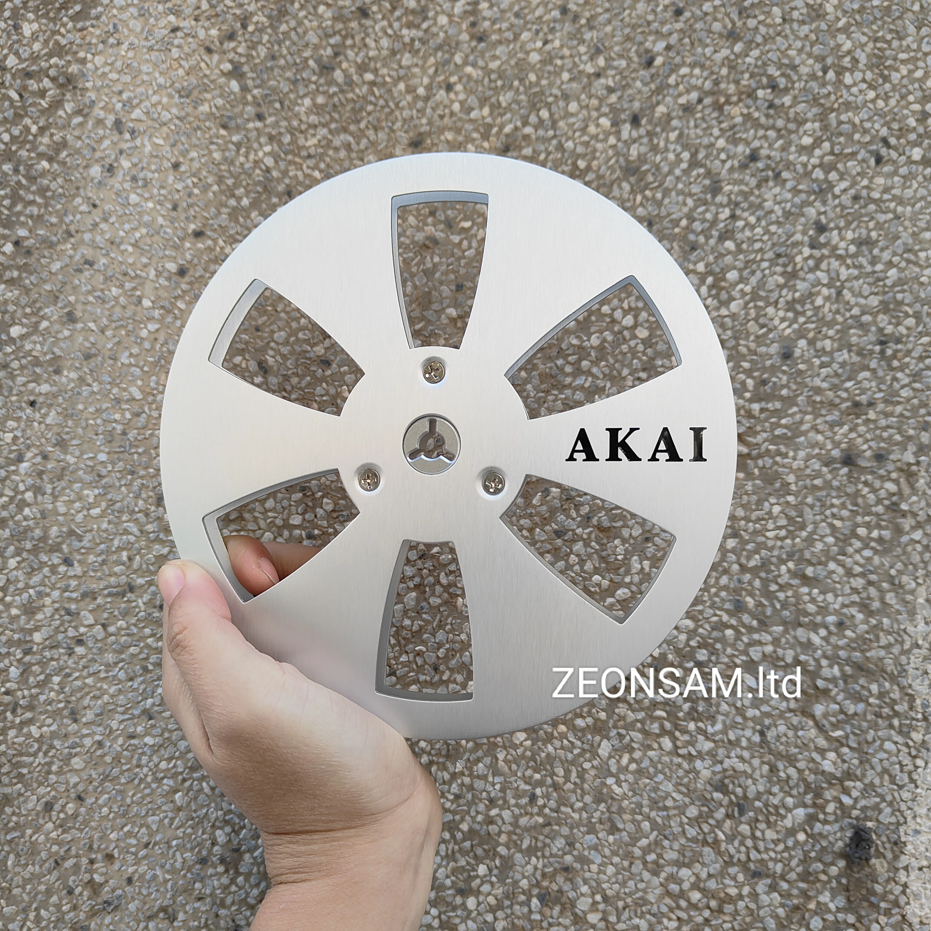 

1/4 7 Inch Empty Tape Reel Nab Hub Reel-To-Reel Recorders Accessory Empty Aluminum Disc Opening Machine Parts By AKAI