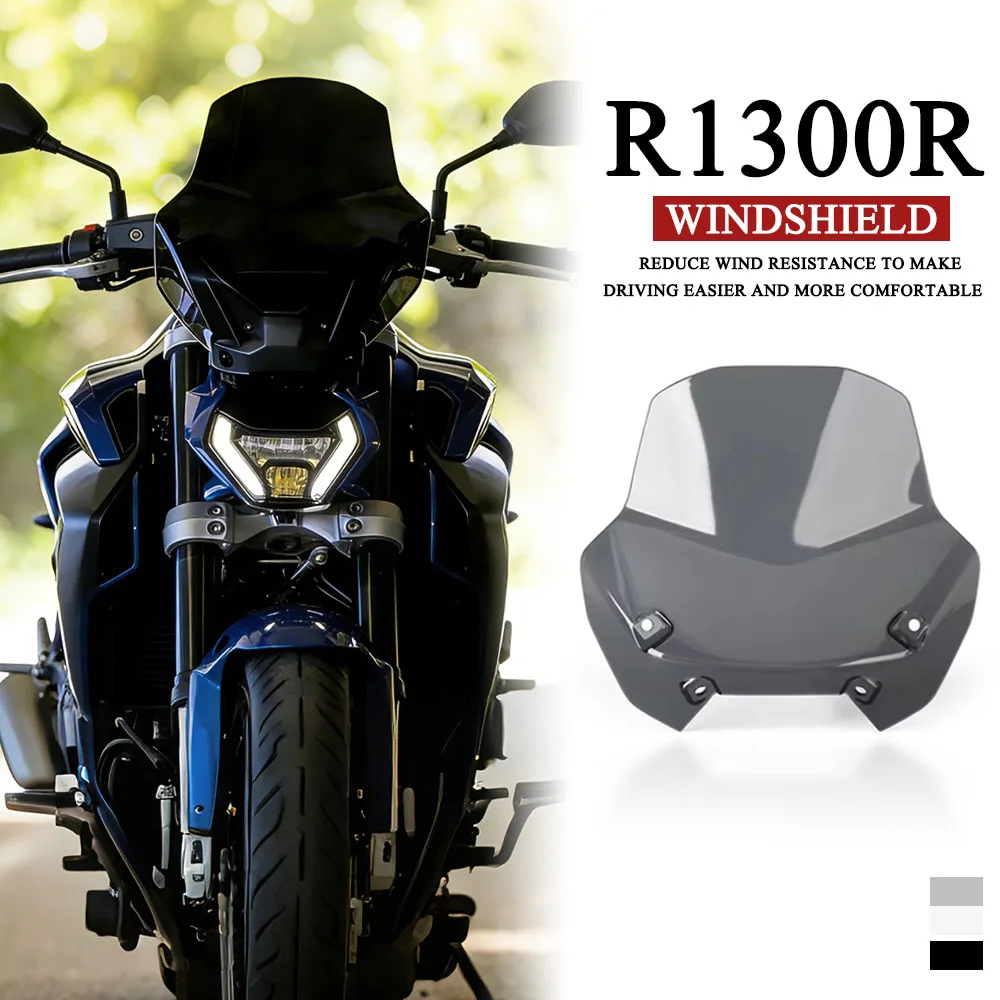 

Fits For BMW R1300R R 1300 R r1300r R1300 R 2025 2026 Motorcycle Accessorie WindScreen Windshield Viser R 1300R Screen Deflector