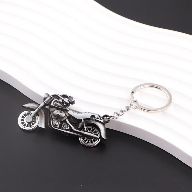 Porte-Clés de Moto en Alliage avec Pendentif, Simulation de Personnalité Lâche, Originalité, pour Homme et Femme, Hip Hop, 1 Pièce/Ensemble