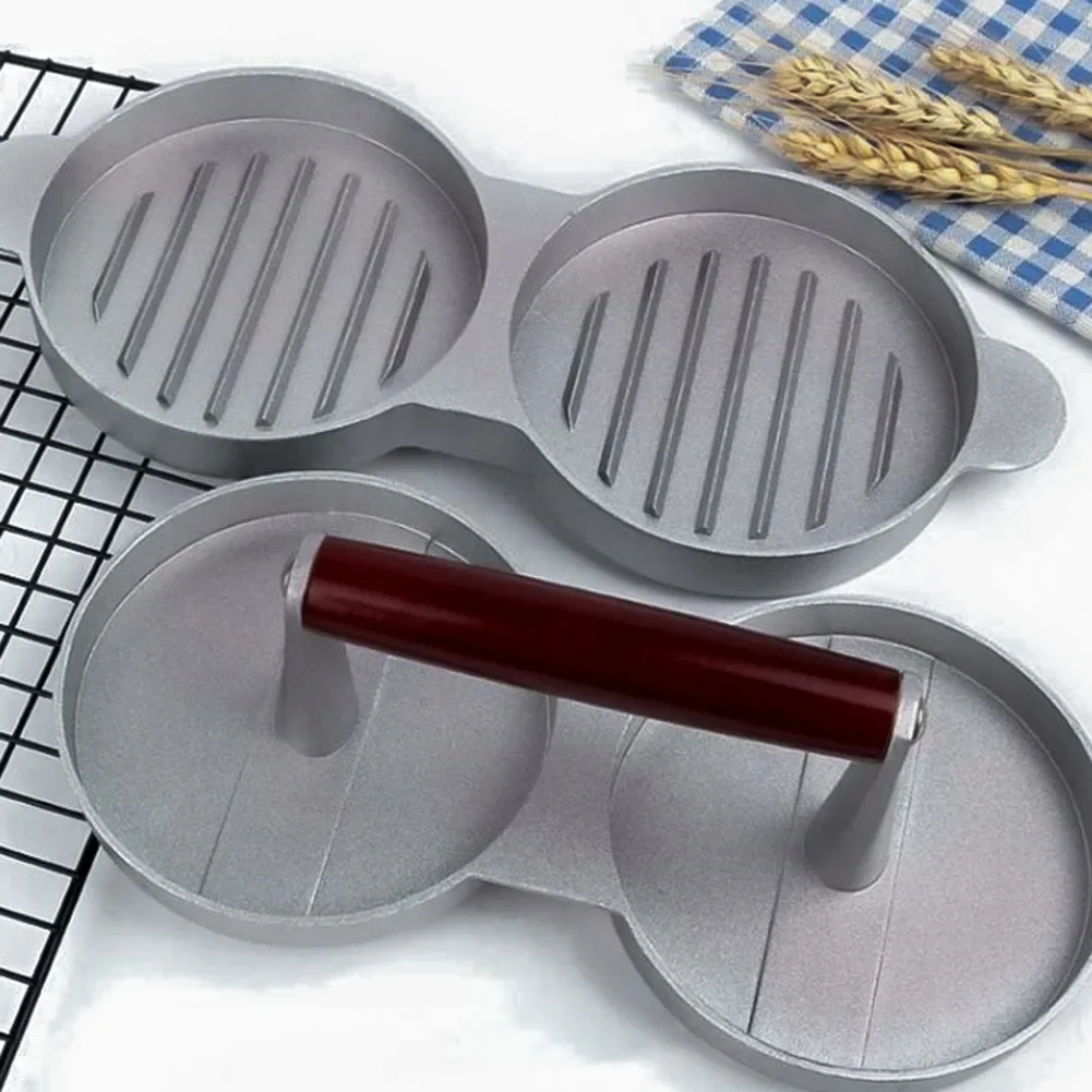 

Sturdy Aluminum Burger Press Non Stick Coated for Quick and Easy Burger Making Enhance Your Cooking Experience