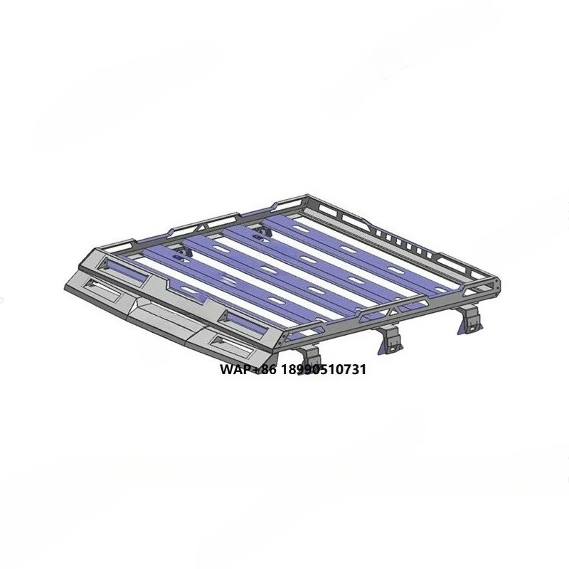 

Luggage Roof Rack Aluminium Jimny Accessories Roof Rack Including 4 White Spotlights for Suzuki Jimny JB64 JB74 JB74W 2018+