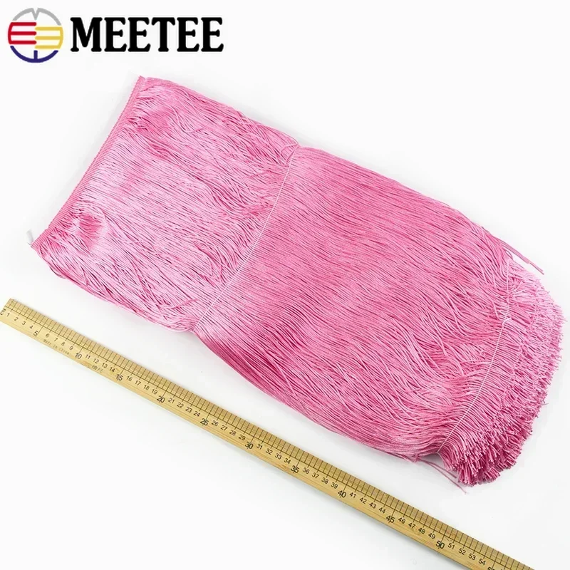50cm Long Tassel Fringe for Sewing Stage Latin Dresses Lace Trims Clothes Decoration Trimming Curtain Ribbon DIY Accessories