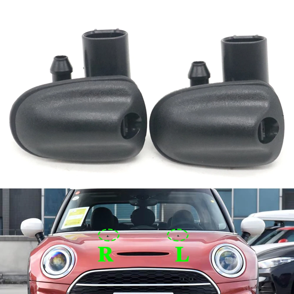 

Front Windshield Cleaning Spray Jet Windscreen Wiper Washer Nozzle For BMW MINI F55 F56 Countryman F60 Cabrio F57 Clubman F54