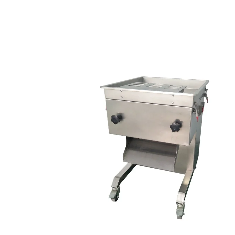 

Adjustable thickness of fresh meat slicer, commercial slicer for cutting shredded meat, automatic dicing machine, dicing machine