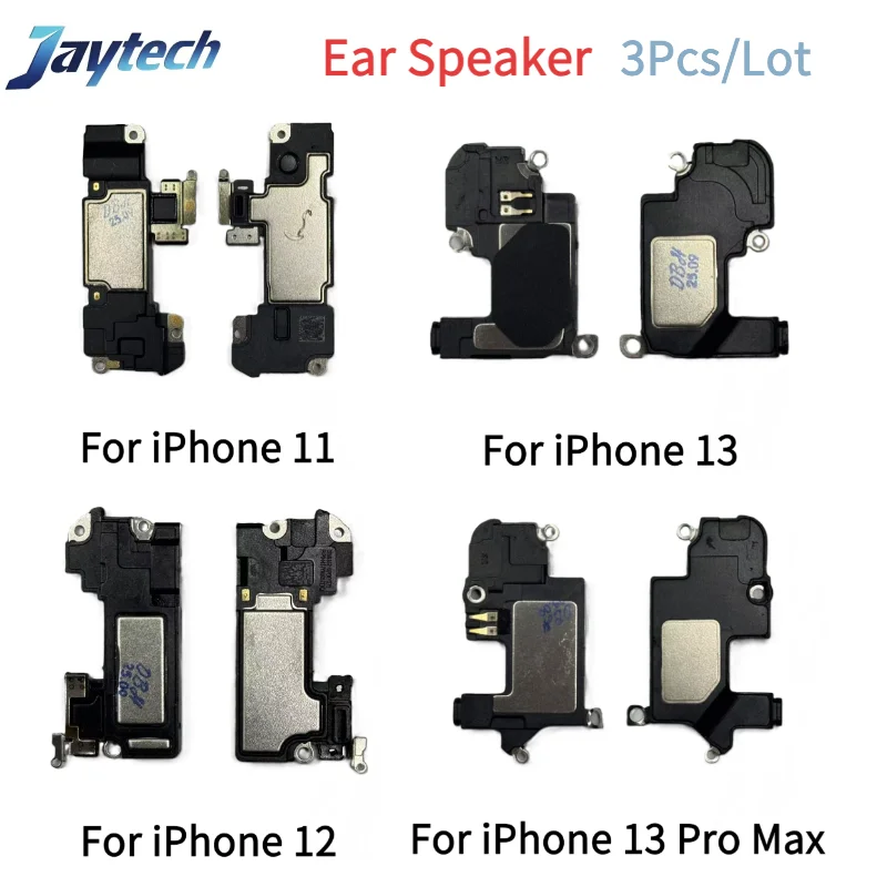 3 قطعة آيفون 11 12 13 برو ماكس سماعة أذن صغيرة أمامية علوية سماعة أذن مكبر صوت استقبال الصوت
