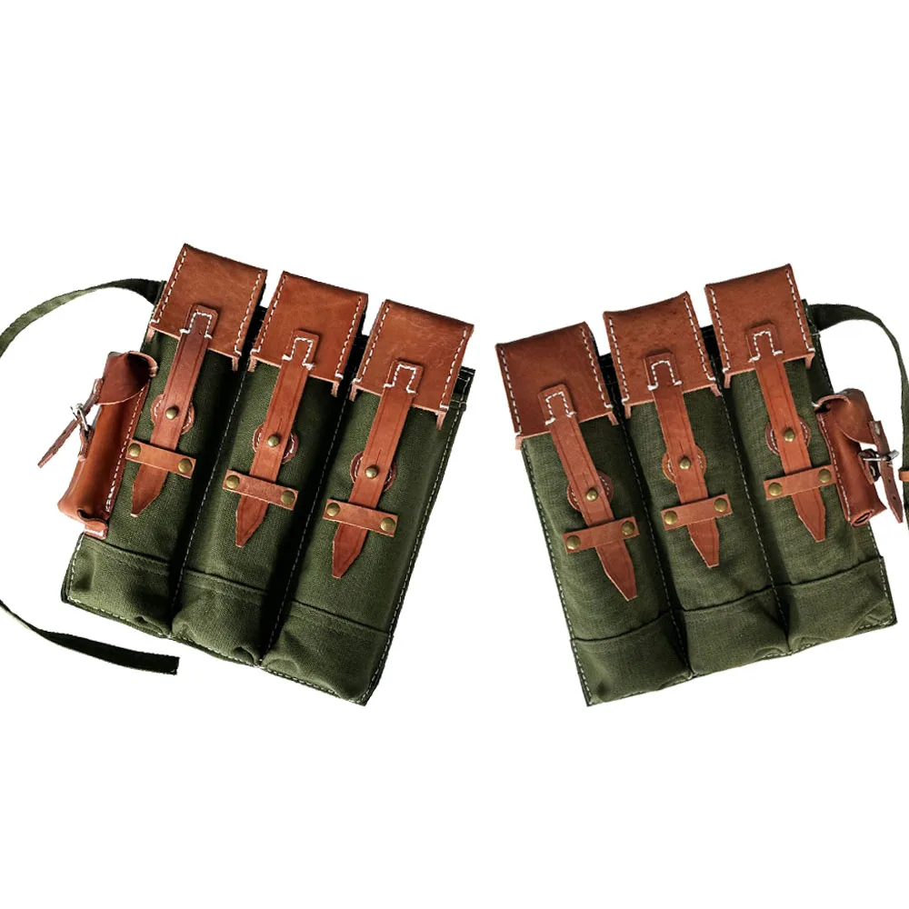 P44 Equipment Pack WWII WW2 Outdoor Portable Magazine Storage Bag Germany MP44 Equipment Storage Bag