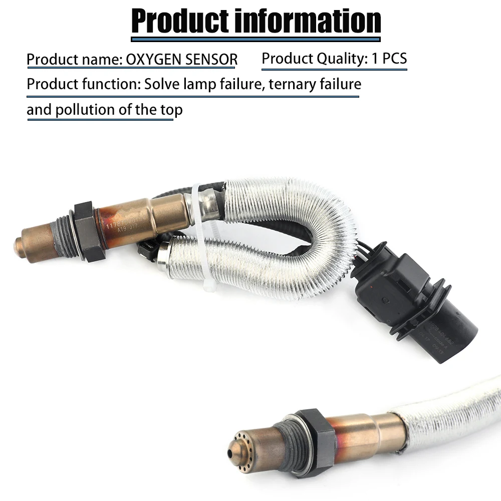 RIGHTPARTS 11787570104 Lambda O2 Oxygen Sensor For BMW E81 E82 E84 E87 E88 E90 E91 E92 E93 1 3 X1 120i 320i 18i 05-15 0258017131