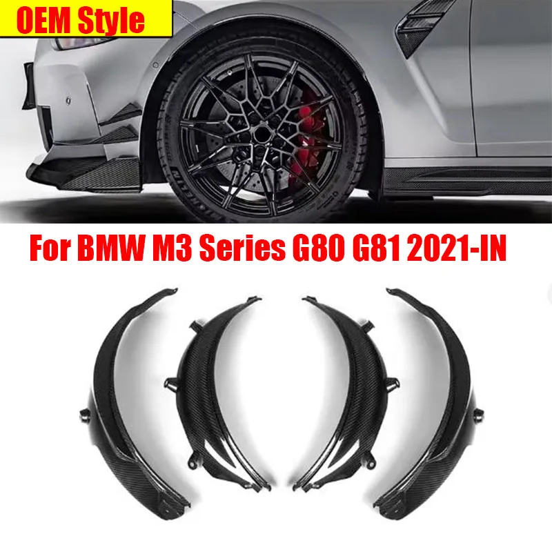 

Настоящие сухие брови из углеродного волокна для BMW M3 серии G80 G81 OEM стиль 2021-IN 4 шт./компл.
