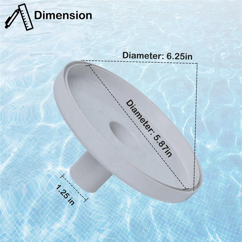 Swimming Pool Skimmer Cover Lid Above Ground Swimming Pool Vacuum Plate for Pentair 513330 Hayward SP1091WM