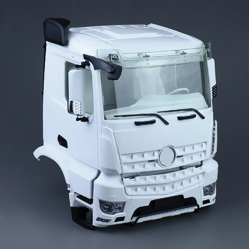 

Комплект кабины пластикового кузова для радиоуправляемого грузовика Tamiya 1/14 KABOLITE Benz AROCS K3363 автомобиля