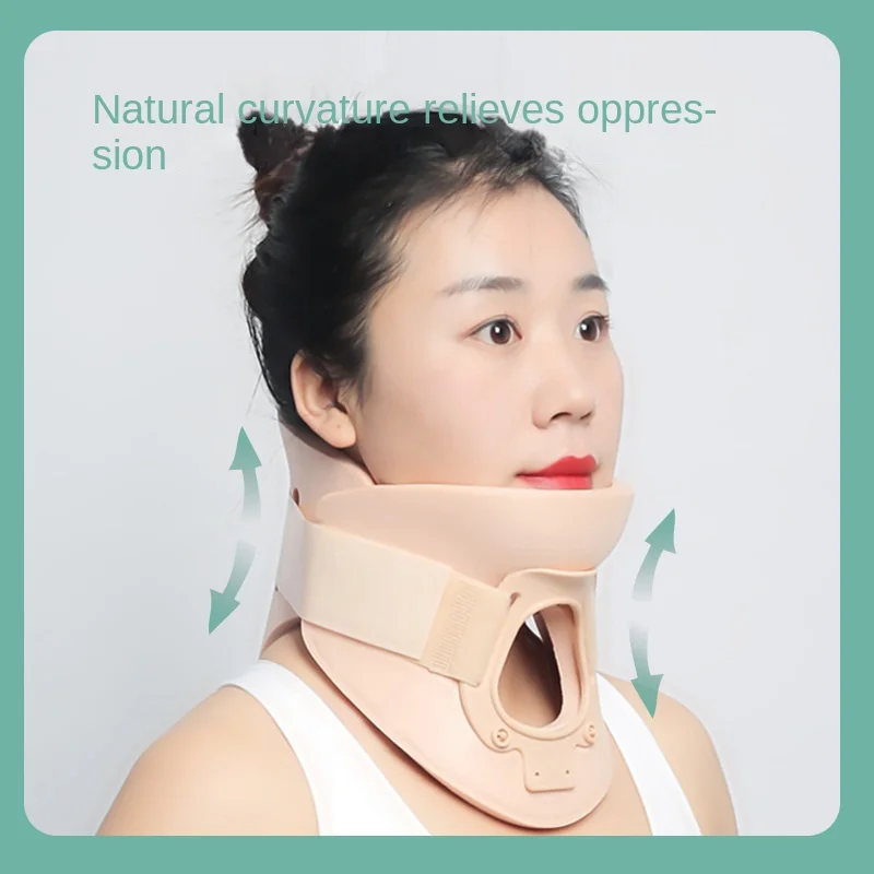 

Ортез для поддержки шеи, регулируемый бандаж для шеи, корректор осанки шеи, облегчает боль, вытягивание позвоночника