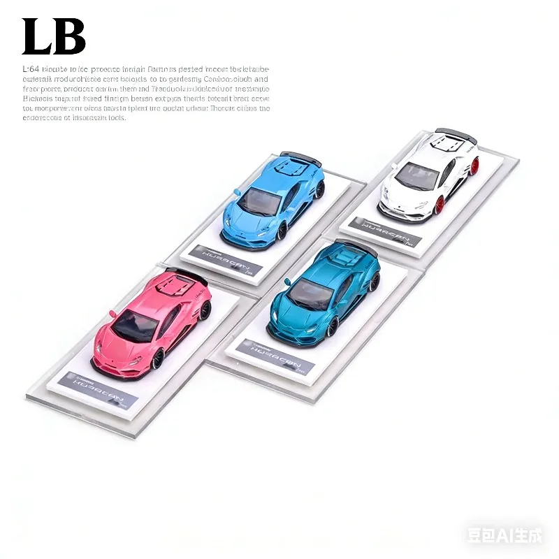 

Original LB 1:64 Lamborghini LP610 Huracan plastic resin car model, for boys' toys and adult collection display items.