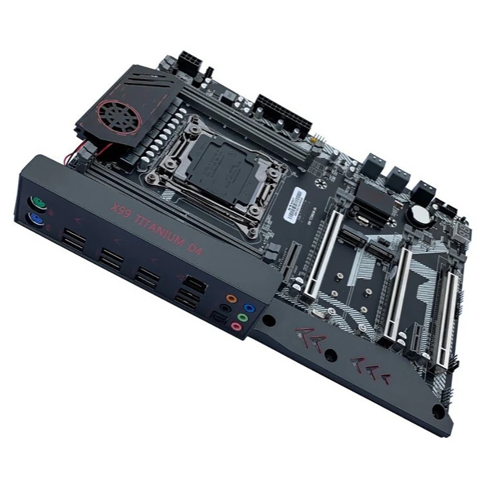 X99 TITANIUM D4 For JGINYUE LGA 2011-V3 DDR4 256G BPCI-E 3.0 ATX Motherboard