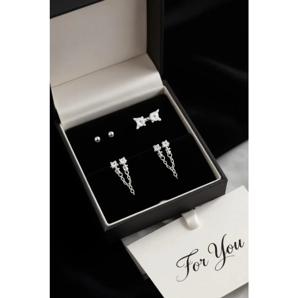 

Гипоаллергенный набор серег-колец и серег-гвоздиков с позолотой 14K, легкий, 8 пар, для женщин, для нескольких проколов