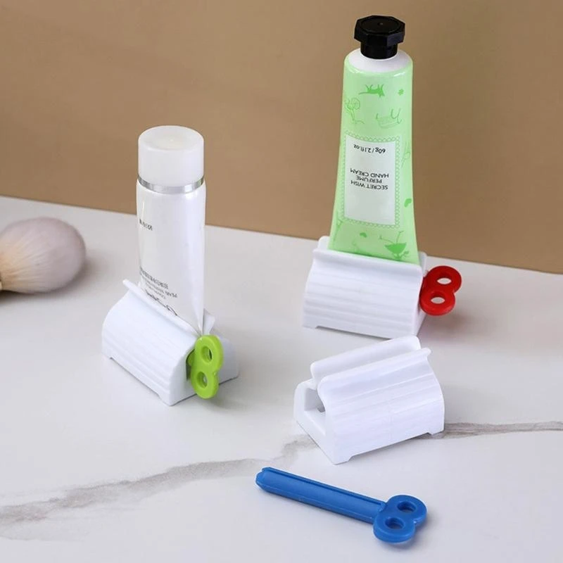 E06B Automatic Toothpaste Squeezer Multifunction Rotate Tube Press Manual for Facial Cleanser Dispenser with for Seat Stand - Detail 1