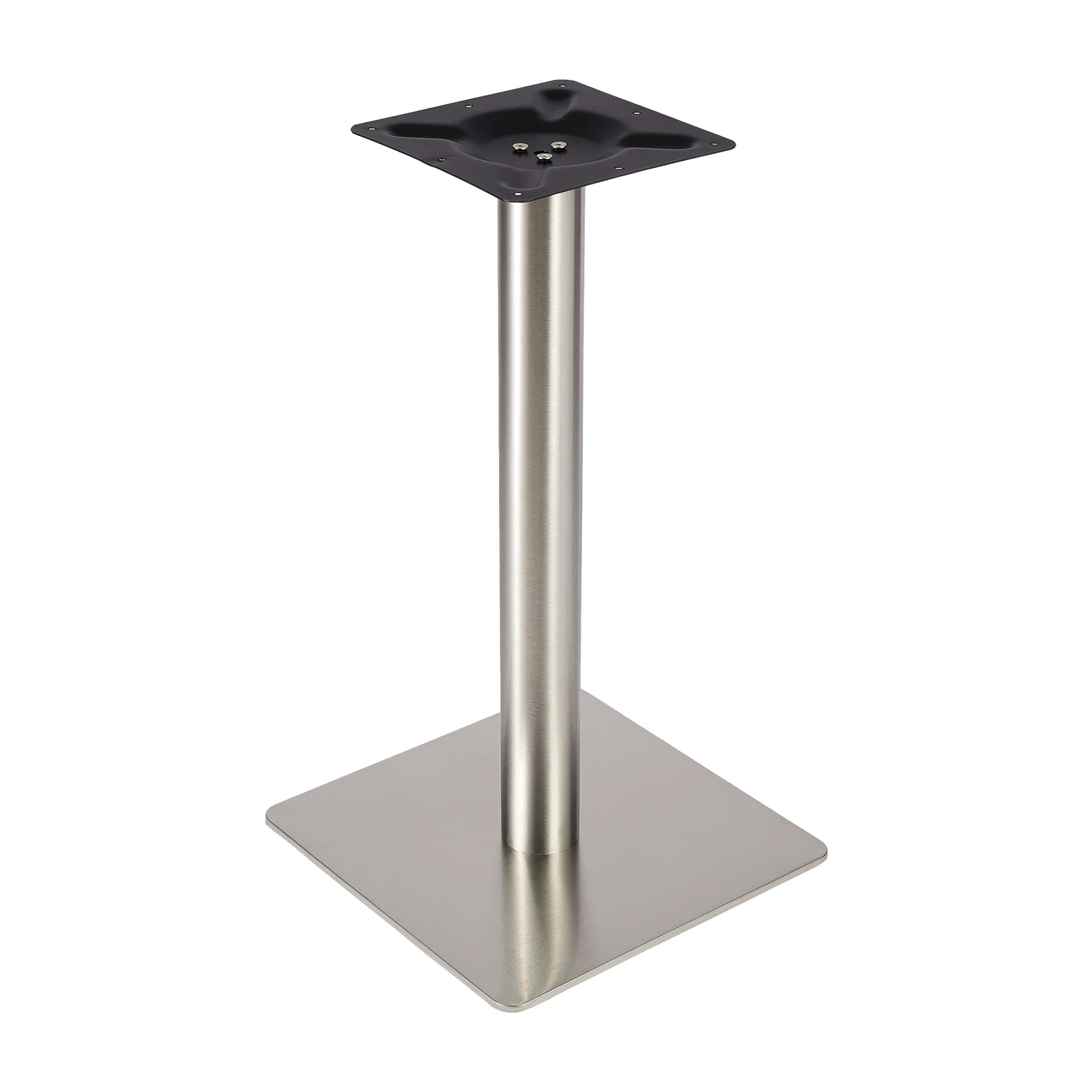 Table Base Stainless Steel Square Table Frame Table Leg Table Base Bar Table Frame Chrome Height 72 cm Table Frame Table Leg