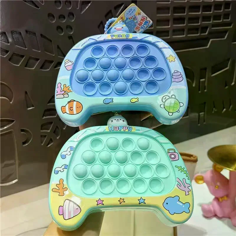 Cartoon Fidget Toy Soft Silicone Pendant Design For Kids Bag Keychain Daily Stress Relief Cute