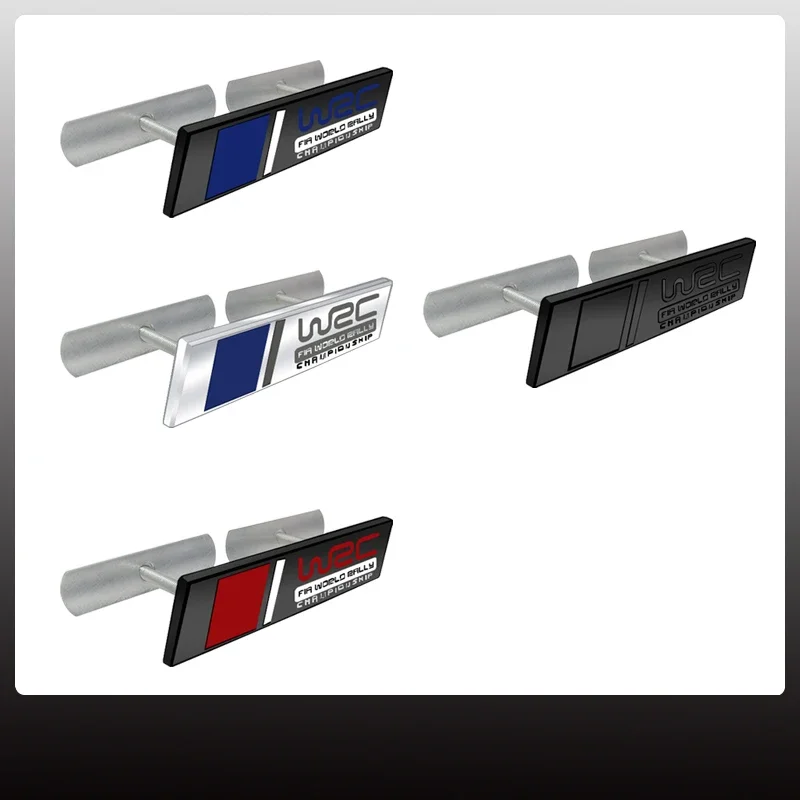 WRC World Rally Championship Car Grille Badge Sticker For POLO TDI Golf Beetle Logo Metal Trunk Emblem Decoration Accessories - view 3
