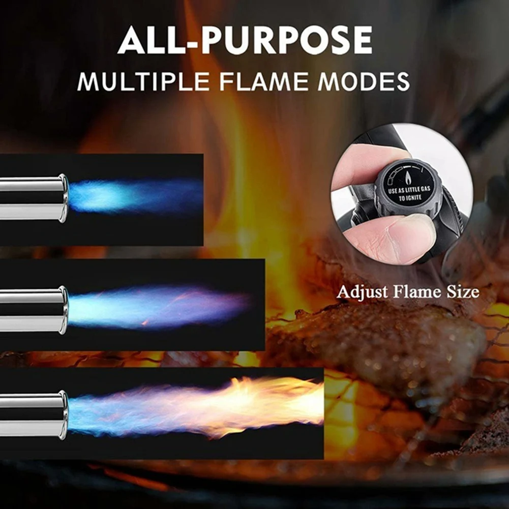 

ABBP-High Firepower Mountain Tank Flamethrower Outdoor Camping BBQ Torch, Efficient Flame Igniter, For Cooking And Grilling